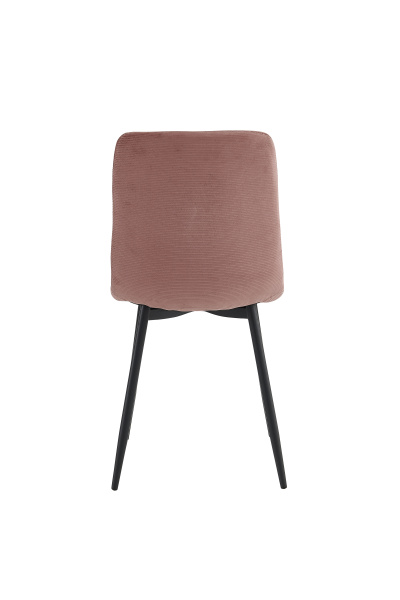 Стул кухонный Leipzig S на 4 ножках (УВЯДШАЯ РОЗА / ЧЕРНЫЙ. В 920 * Ш 440 * Г 400 мм)