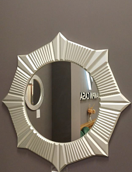 Зеркало "ФРИДА" серебро. 900*900