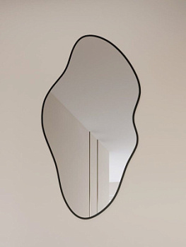 Зеркало "АБСТРАКЦИЯ" черный кант. 600*1100