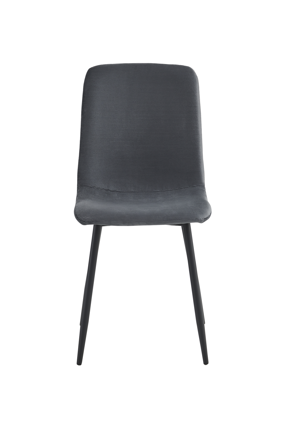Стул кухонный "Leipzig S" на 4 ножках (АНТРАЦИТ / ЧЕРНЫЙ. Ш 440 * Г 540 * В 920 мм)