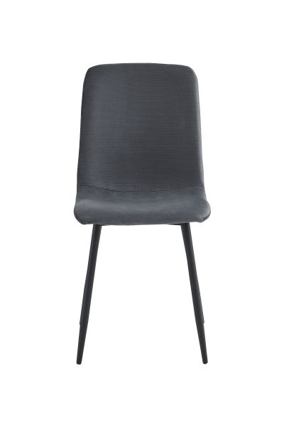 Стул кухонный "Leipzig S" на 4 ножках (АНТРАЦИТ / ЧЕРНЫЙ. Ш 440 * Г 540 * В 920 мм)