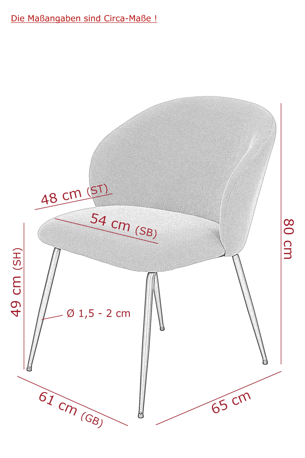 Стул кухонный Graz S на 4 ножках  (АНТРАЦИТ /ЧЕРНЫЙ. Ш 550 * Г 665 * В 790 мм )