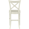 Стул барный Капри-24-3 (БЕЛЫЙ 07 / БЕЛЫЙ. Размеры 440 * 470 * 630 мм. Общая высота 1030 мм)