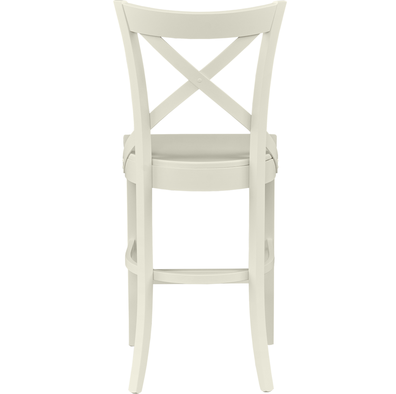 Стул барный Капри-24-3 (БЕЛЫЙ 07 / БЕЛЫЙ. Размеры 440 * 470 * 630 мм. Общая высота 1030 мм)