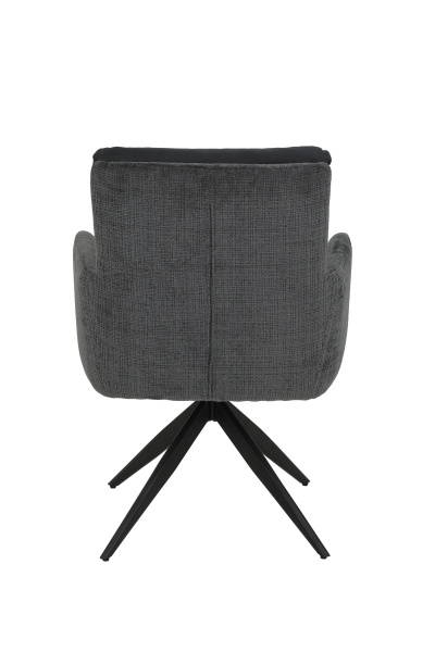 Кресло "Leandra S" поворотное  (АНТРАЦИТ / ЧЕРНЫЙ. Ш  XL 630 * Г 690 * В 920 мм)