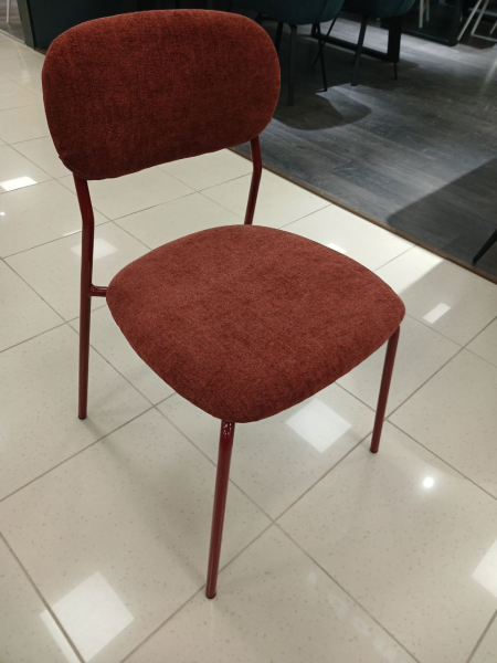 Стул кухонный DX-2397 (DAVIS CITY 56 КРАСНЫЙ / RED RAL-3004. Г 530 мм * Ш 450 мм * В 810 мм * ВС 470 мм)