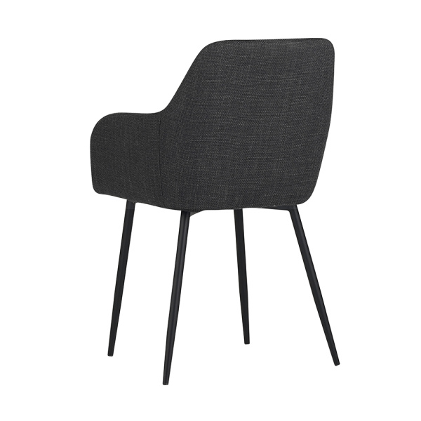 Стул кухонный "Maria S"  (Цвет АНТРАЦИТ 28 / ЧЁРНЫЙ, Размер 550 мм * 840 мм * 610 мм)