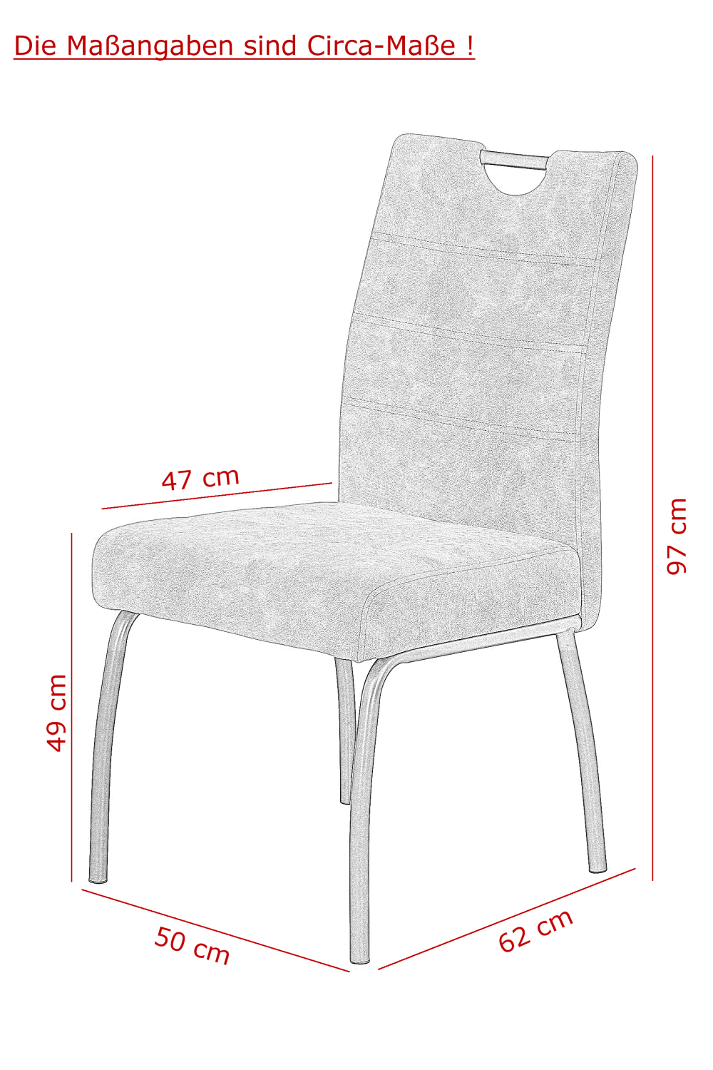 Стул кухонный "Eveliyn I S" (ВИНТАЖНЫЙ ПЕТРОЛЬ / Ш 500 * Г 620 * В 970 мм)