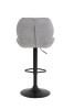 Стул барный "Laila H" вращающийся (Цвет СЕРЫЙ 50 / ЧЁРНЫЙ, Артикул 920589 50, Размер 420 мм * 510 мм * 960 - 1170 мм)