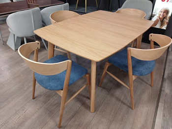 Стол обеденный "ФРАНК-2" раскладной. 1000-1400-1800*1000-750 мм