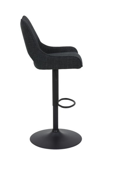 Стул барный Rockport H поворотный 360° (АНТРАЦИТ / ЧЕРНЫЙ. Ш 495 * Г 570 * В 980-1195 мм)