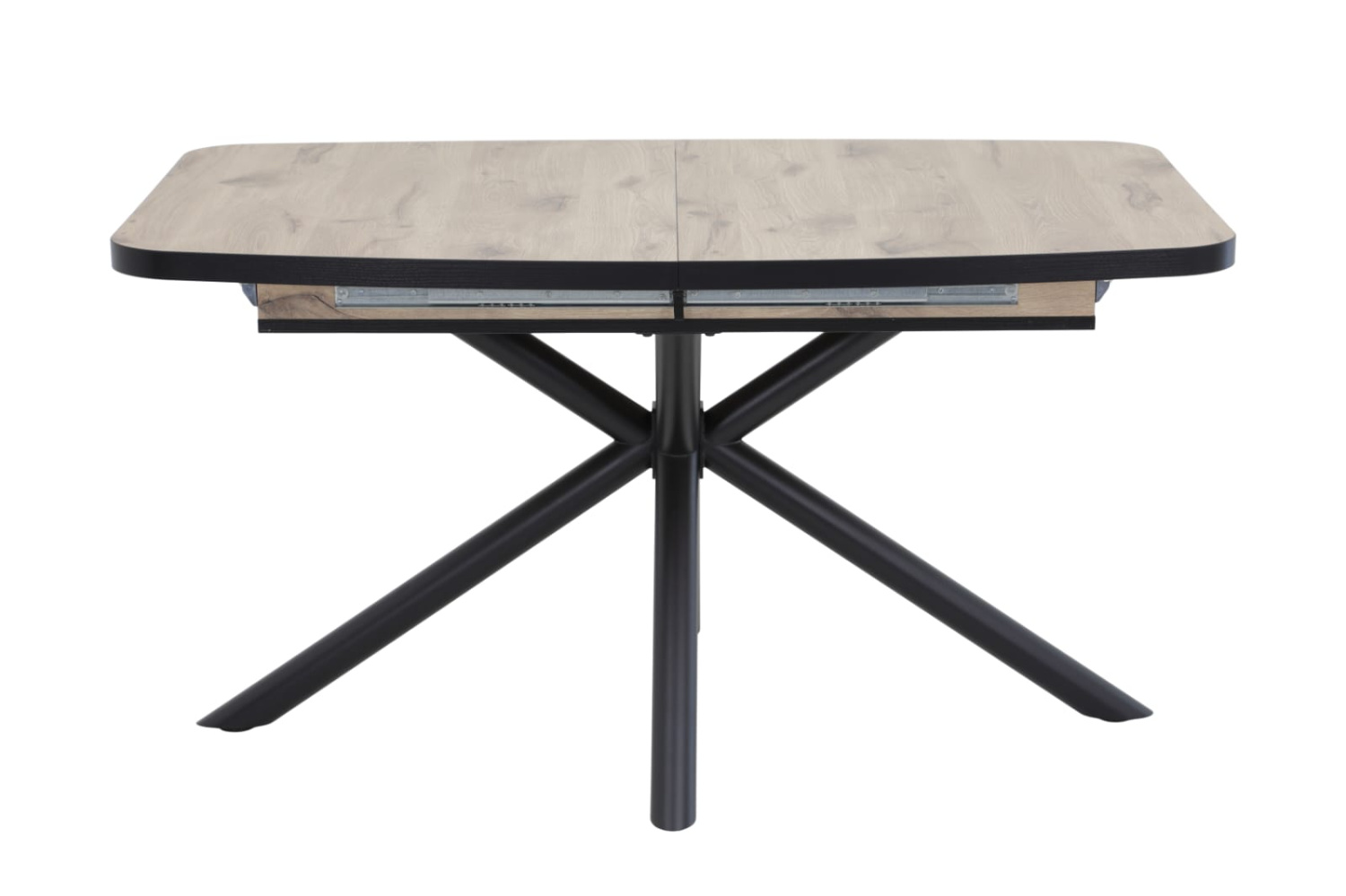 Стол обеденный Tokio T  (ДУБ ВИКИНГ / ЧЁРНЫЙ, 105152 92/03, 1400 мм - 1800 мм * 760 мм * 900 мм)