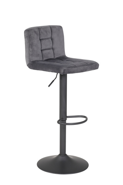 Стул барный "Amanda II H" вращающийся (Цвет СЕРЫЙ 52 / СЕРЫЙ, Артикул  920353 52, Размер 400 мм * 450 мм * 850 - 1070 мм)