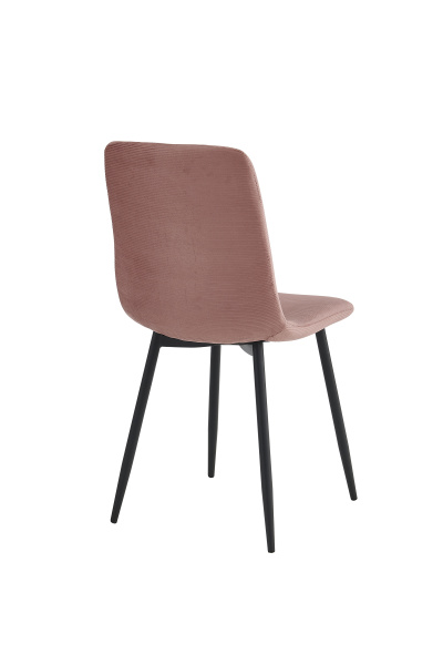 Стул кухонный Leipzig S на 4 ножках (УВЯДШАЯ РОЗА / ЧЕРНЫЙ. В 920 * Ш 440 * Г 400 мм)