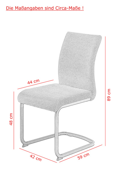 Стул кухонный "Fabia S" балансирующий (Цвет АНТРАЦИТ 28 / ЧЁРНЫЙ, Размер 420 мм * 890 мм * 590 мм)