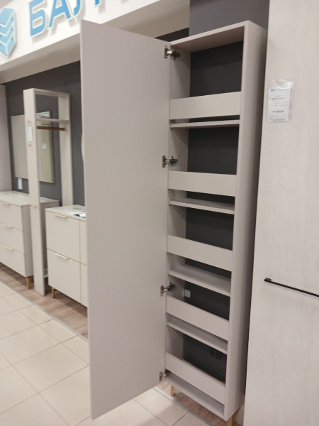 Шкаф многоцелевой "Кашемир" 500*2100*200, ЛДСП кашемир