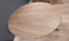 Стол обеденный F-1590E. 1000*750 (PLANKED HAVANA OAK С ЧЕРНОЙ КРОМКОЙ / ЧЕРНЫЙ МАТОВЫЙ. Размер 1000 мм * 1800 мм * 750 мм)