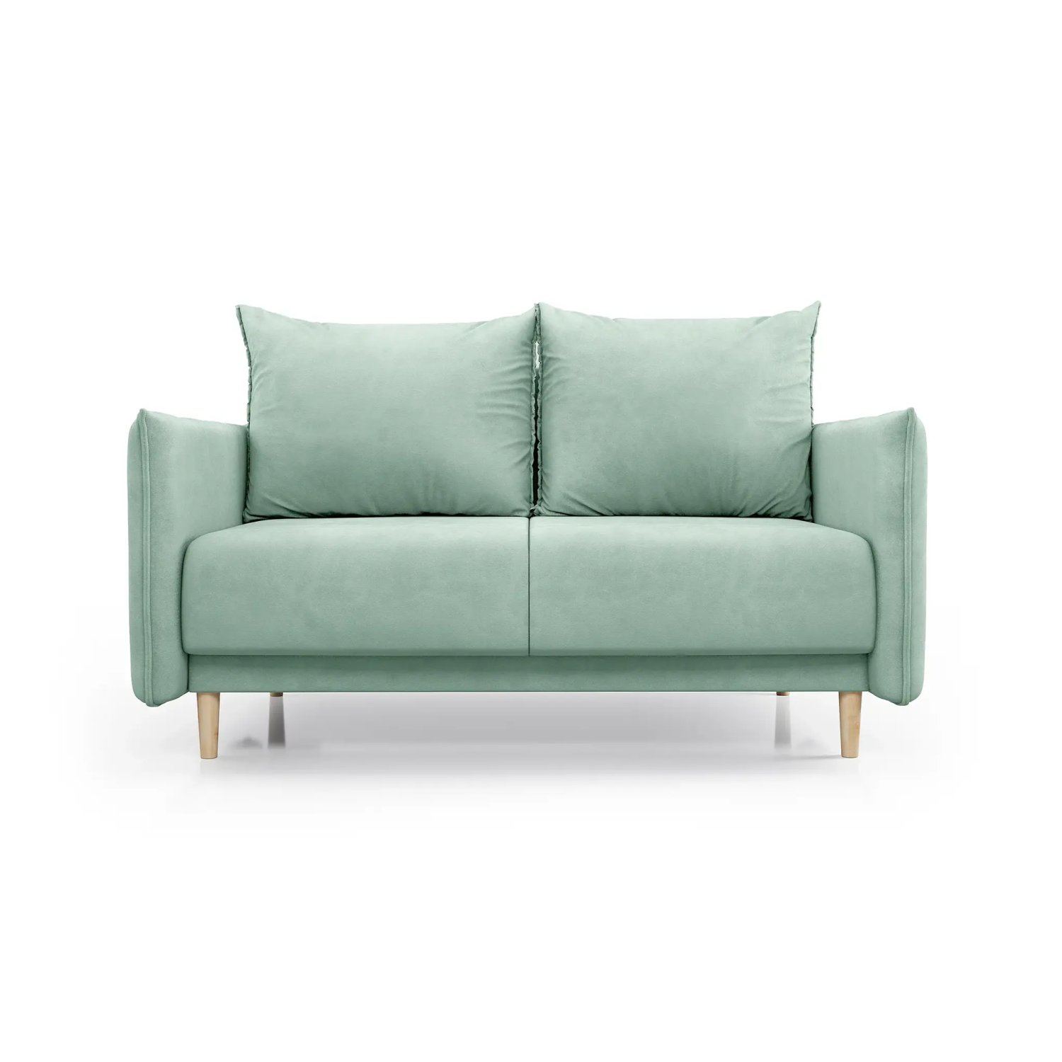 Диван прямой "ЛУЧШИЙ ДРУГ 150"  (МЯТНЫЙ VELUTTO 14. Размер 1700 мм * 890 мм * 870 мм)