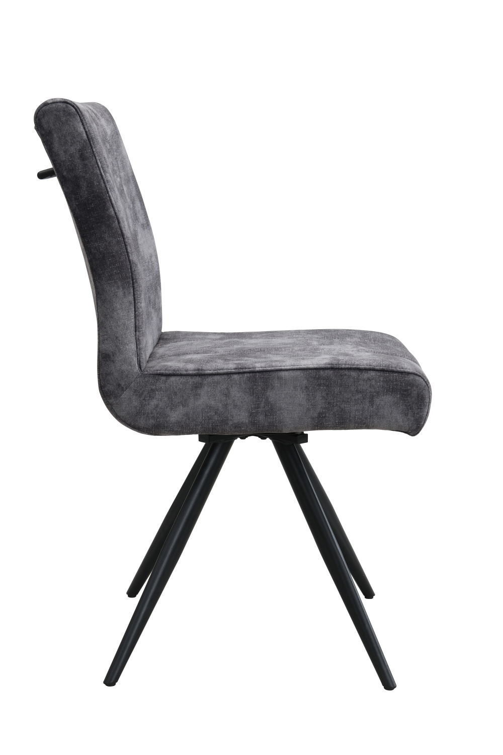 Стул поворотный PORTO S 360° (ВИНТАЖНЫЙ АНТРАЦИТ / ЧЕРНЫЙ. Ш 445* Г 650 * В 905 мм)