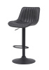 Стул барный "Sabine I H" поворотный (Цвет АНТРАЦИТ 46 / ЧЁРНЫЙ, Размер 440 мм * 860 - 1080 мм * 520 мм)