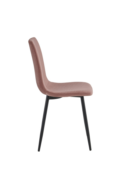 Стул кухонный Leipzig S на 4 ножках (УВЯДШАЯ РОЗА / ЧЕРНЫЙ. В 920 * Ш 440 * Г 400 мм)