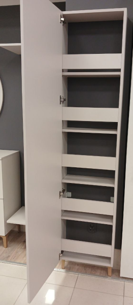 Шкаф многоцелевой "Кашемир" 500*2100*200, ЛДСП кашемир