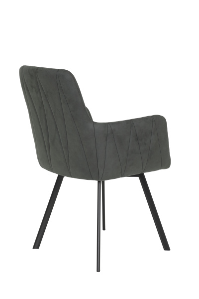 Кресло "Gesa S" поворотное (Цвет АНТРАЦИТ 46 / ЧЁРНЫЙ, Размер 580 мм * 880 мм * 630 мм)