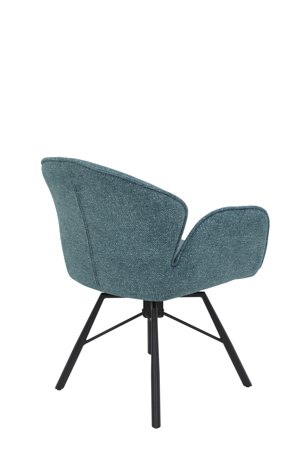 Кресло  "Bristol S" поворотное (ШАЛФЕЙ / ЧЕРНЫЙ. Ш 620 * Г 660 * В 830 мм)