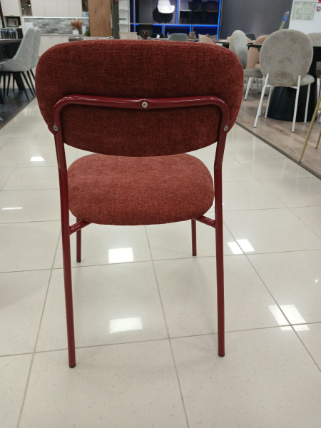 Стул кухонный DX-2397 (DAVIS CITY 56 КРАСНЫЙ / RED RAL-3004. Г 530 мм * Ш 450 мм * В 810 мм * ВС 470 мм)