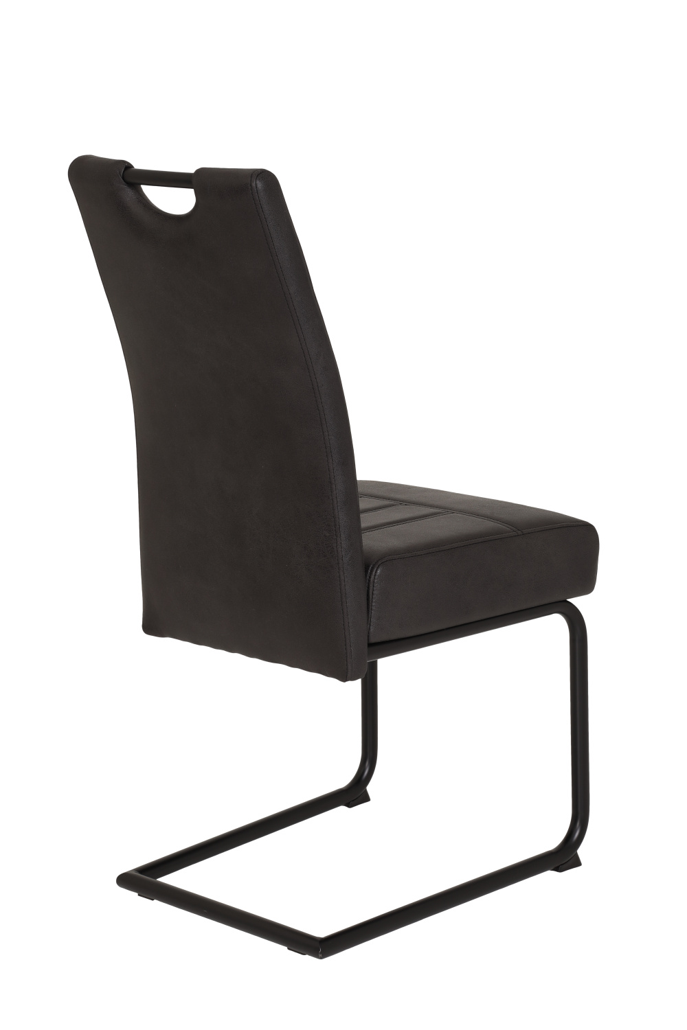 Cтул кухонный "Betty S" балансирующий (Цвет АНТРАЦИТ 46 / ЧЁРНЫЙ, Размер 430 мм * 990 мм * 610 мм)