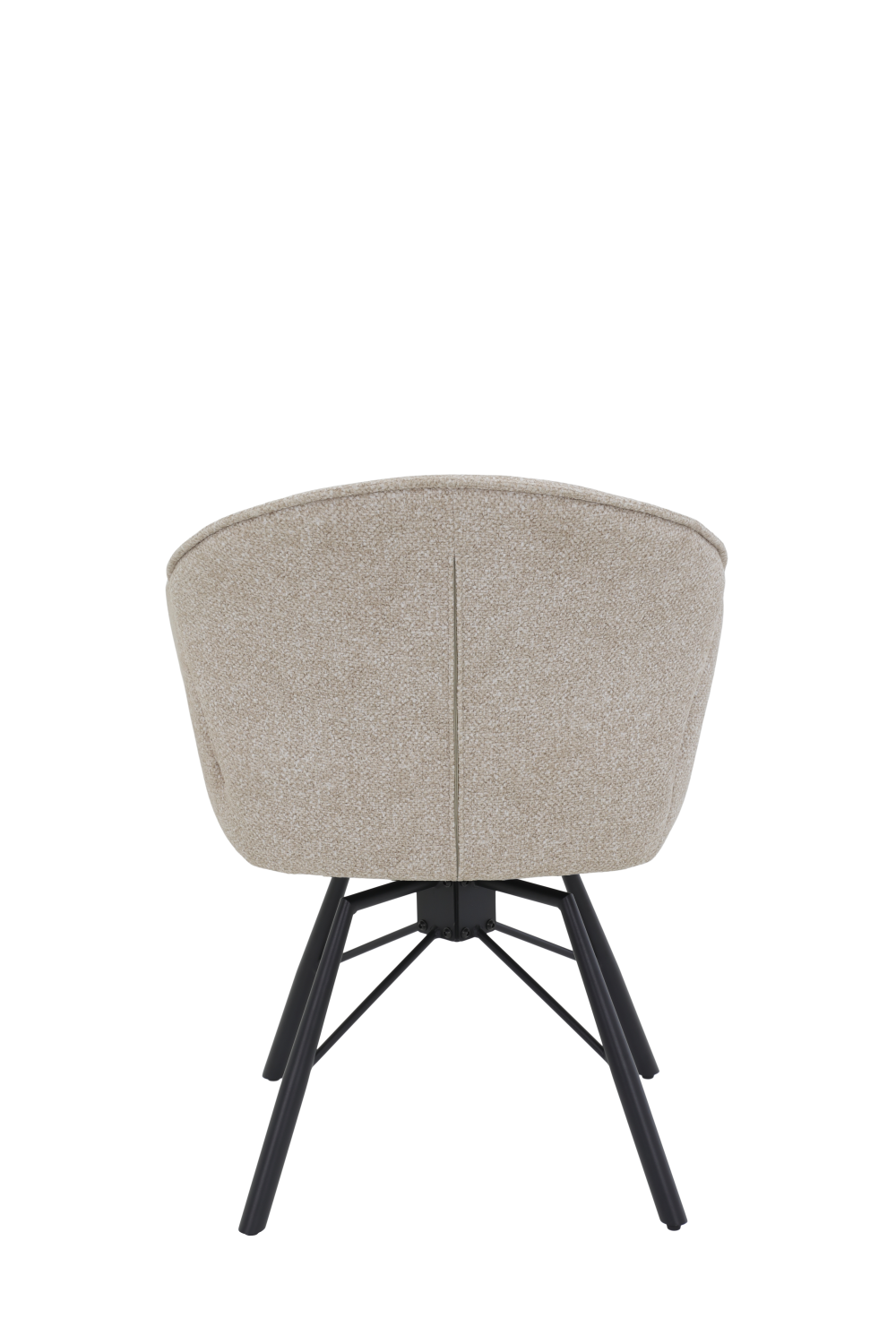 Кресло  "Bristol S" поворотное (БЕЖЕВЫЙ / ЧЕРНЫЙ. Ш 620 * Г 660 * В 830 мм)