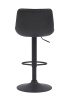 Стул барный "Sabine I H" поворотный (Цвет АНТРАЦИТ 46 / ЧЁРНЫЙ, Размер 440 мм * 860 - 1080 мм * 520 мм)
