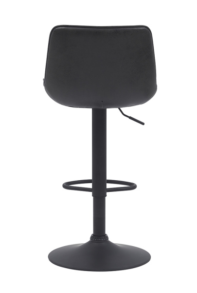 Стул барный "Sabine I H" поворотный (Цвет АНТРАЦИТ 46 / ЧЁРНЫЙ, Размер 440 мм * 860 - 1080 мм * 520 мм)