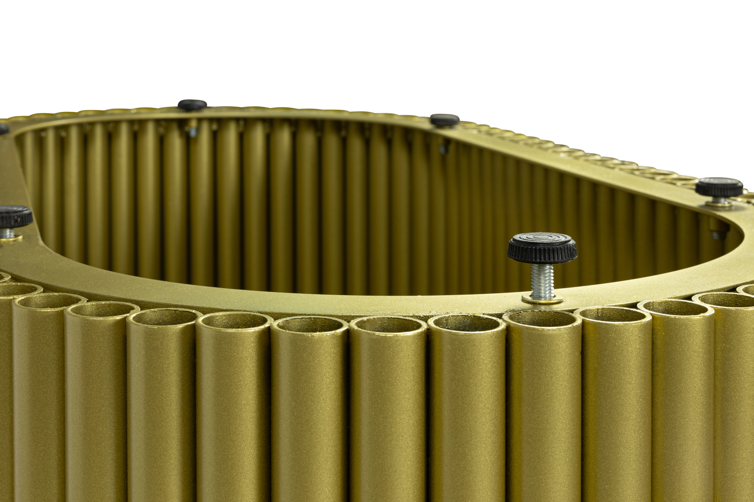 Стол обеденный "Элит 7" раскладной (КЕРАМИКА БЕЛЫЙ ЗОЛОТО МАТОВЫЙ 111 GILT WHITE / ЗОЛОТО. Размер 1600-2240 мм * 750 мм *900 мм)