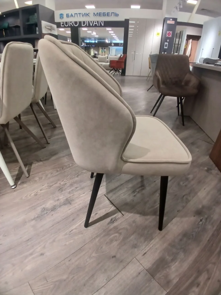 Стул кухонный "ИМПЕРАТОР" (DREAM BEIGE / ЧЕРНЫЙ МУАР )