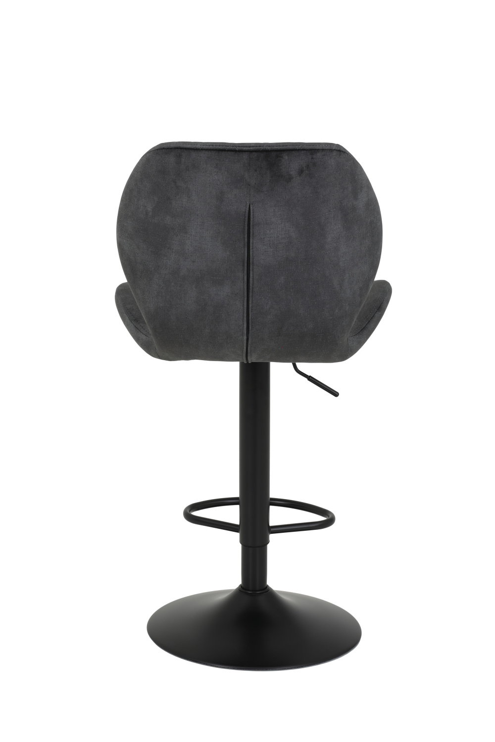 Стул барный "Laila H" вращающийся (Цвет АНТРАЦИТ 46 / ЧЁРНЫЙ, Артикул 920 588 46, Размер 420 мм * 510 мм * 960 - 1170 мм)