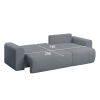 Диван угловой "ДОЛГОЖДАННЫЙ ОТПУСК" (CILIUM GREY. Размер 2480 мм * 1300 мм * 670 мм)