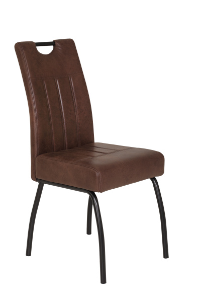 Стул кухонный "Beate S" (Цвет КОРИЧНЕВЫЙ 56 / ЧЁРНЫЙ, Размер 440 мм * 990 мм * 580 мм)