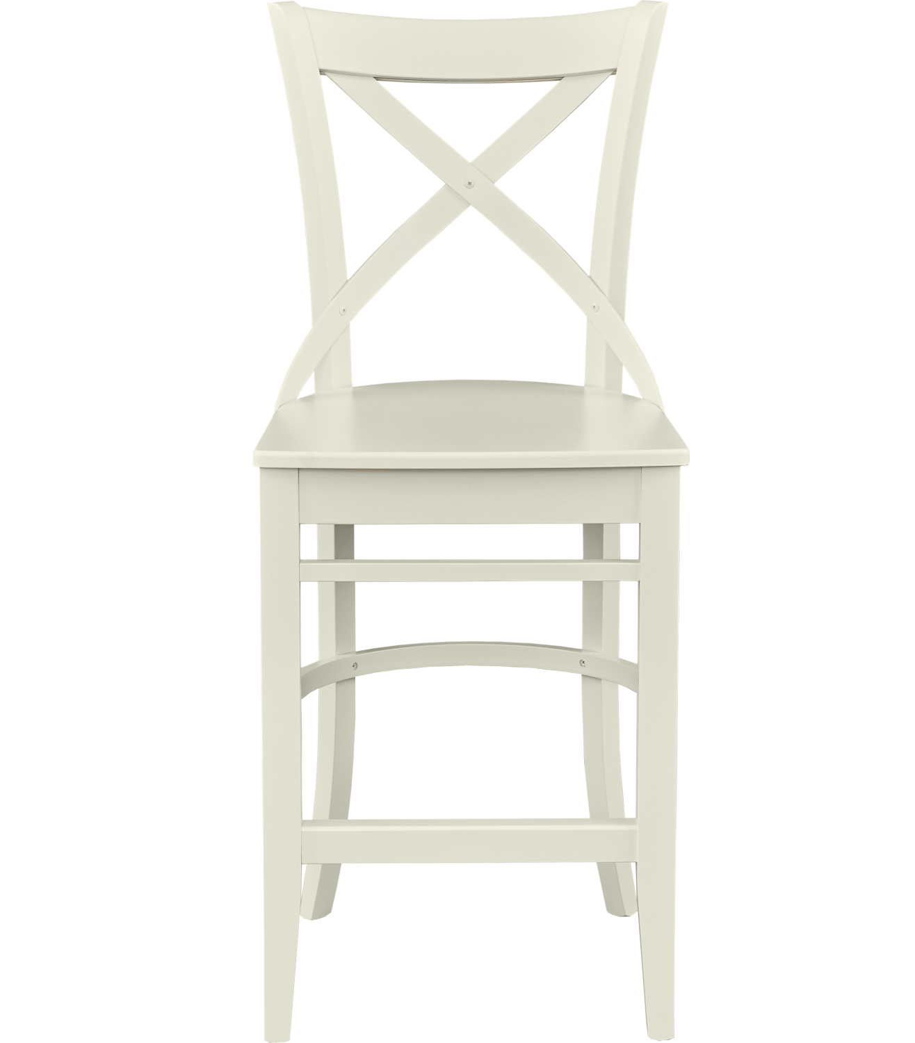 Стул барный Капри-24-3 (БЕЛЫЙ 07 / БЕЛЫЙ. Размеры 440 * 470 * 630 мм. Общая высота 1030 мм)