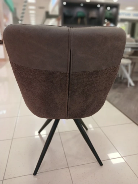 Стул "КРОК 360" поворотный (BELLA06+KIPRUS04 / НОЖКИ ЧЕРНЫЕ)