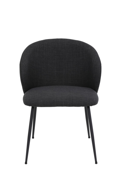 Стул кухонный Graz S на 4 ножках  (АНТРАЦИТ /ЧЕРНЫЙ. Ш 550 * Г 665 * В 790 мм )