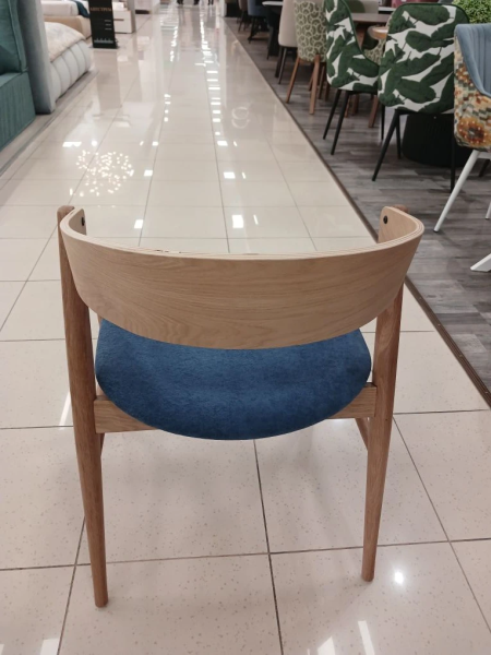 Стул кухонный "ЭРИДА-2". 570*570*740 мм (ДУБ / ОБИВКА ТКАНЬ СОЮЗ М КОЛЛЕКЦИЯ FJORD 785. Ш 570 * Г 570 * В 740 мм)