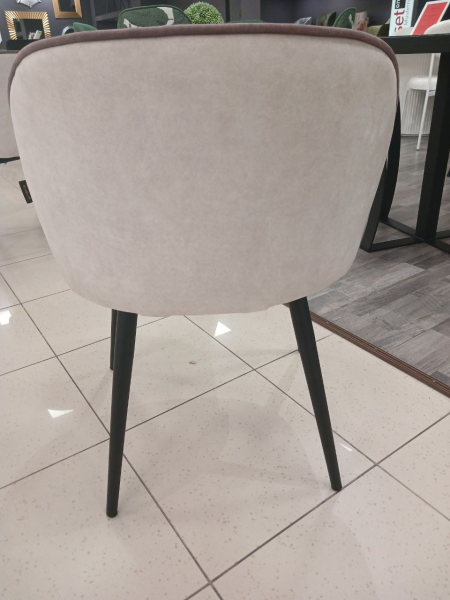 Стул кухонный "Кальяри" поворотный ( ВЕЛЮР NOEL JAVA / ЧЁРНЫЙ МУАР. Размер 470 мм * 770 мм * 530 мм)