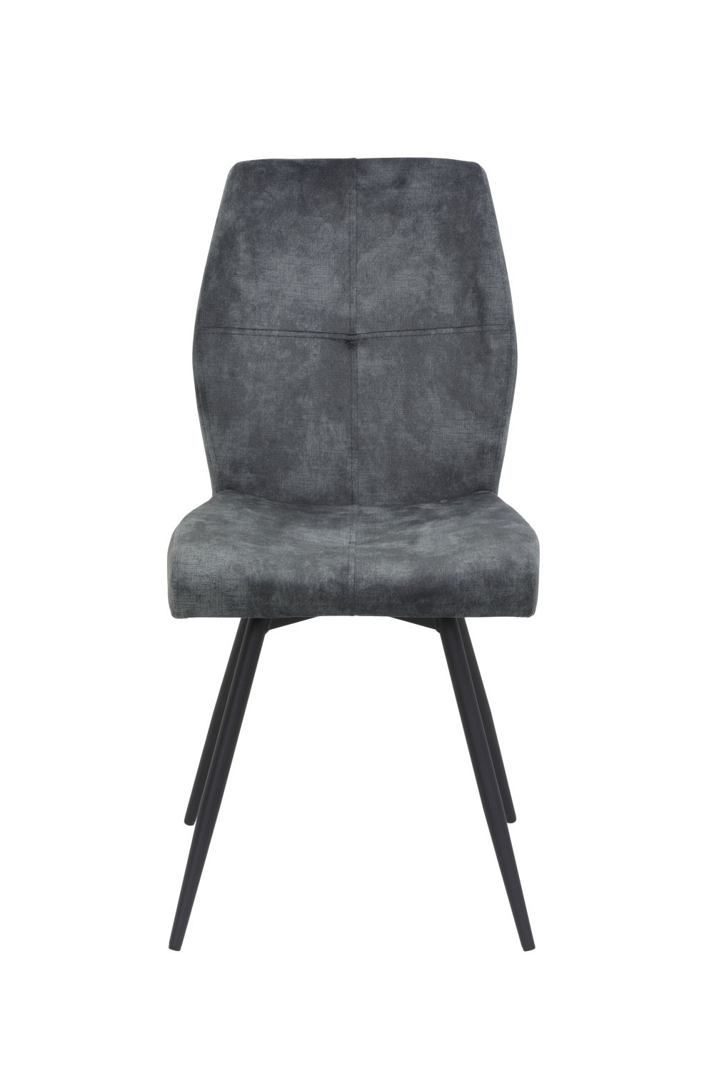 Стул кухонный "Ally S" поворотный (ВИНТАЖНЫЙ АНТРАЦИТ / ЧЕРНЫЙ. Ш 460 * Г 420 * В 910 мм)