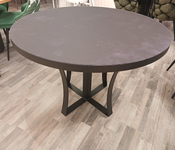 Стол обеденный "Элегант" с обручем. 1100*1100*750