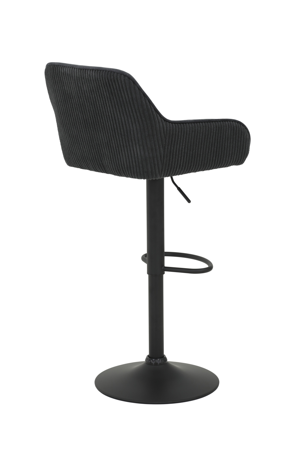 Стул барный Dollie H вращающийся (Цвет АНТРАЦИТ 46/28 / ЧЁРНЫЙ, Артикул 920926 46/28, Размер 510 мм * 890-1100 мм *530 мм)