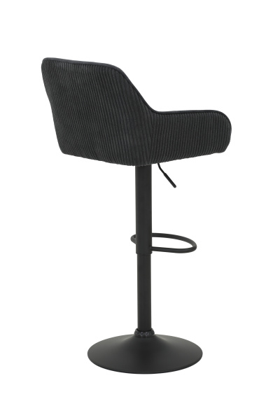 Стул барный Dollie H вращающийся (Цвет АНТРАЦИТ 46/28 / ЧЁРНЫЙ, Артикул 920926 46/28, Размер 510 мм * 890-1100 мм *530 мм)