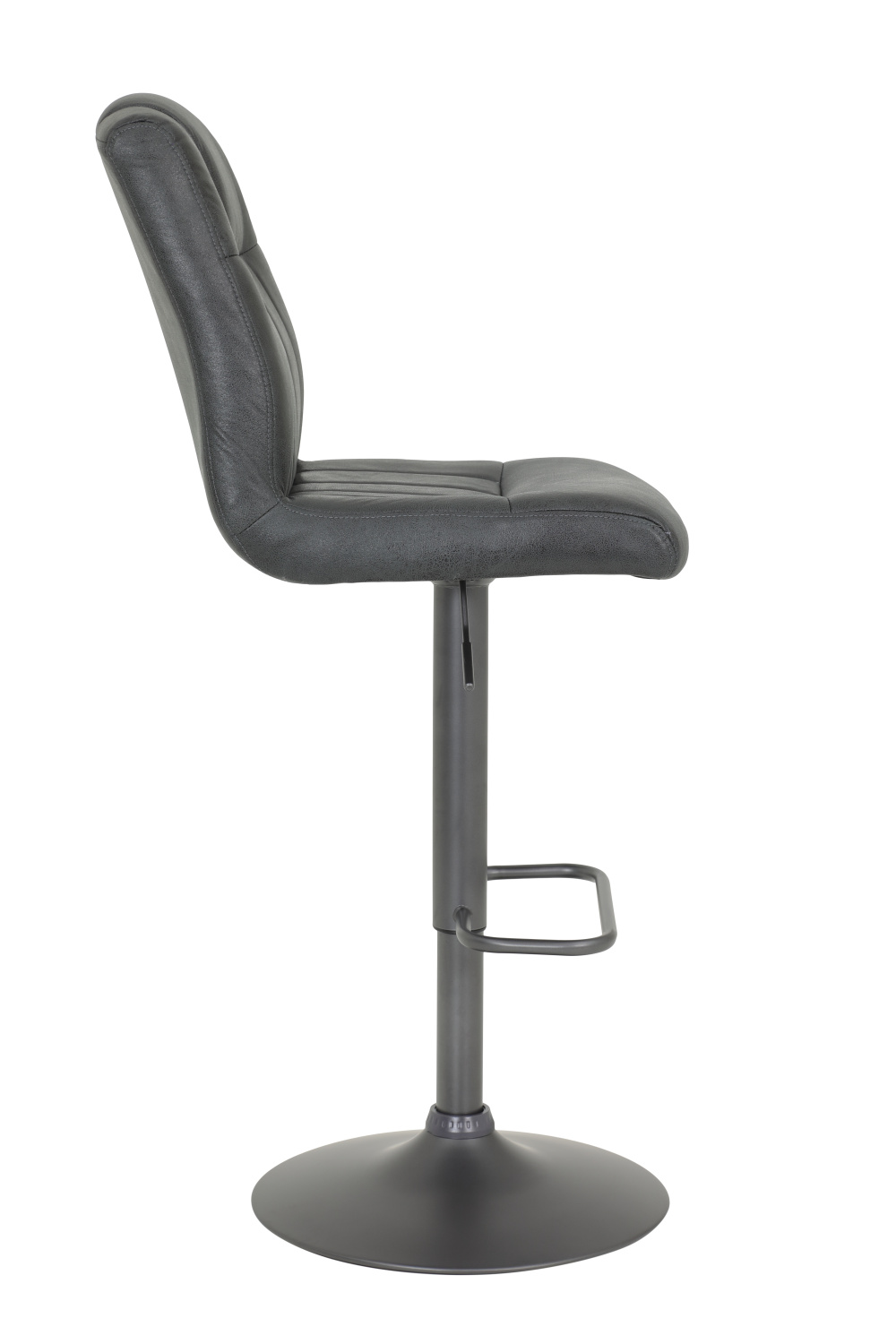 Стул барный "Elke H" вращающийся (Цвет АНТРАЦИТ 46 / СЕРЫЙ, Артикул 920586 46, Размер 430 мм * 565 мм * 1020 - 1230 мм)