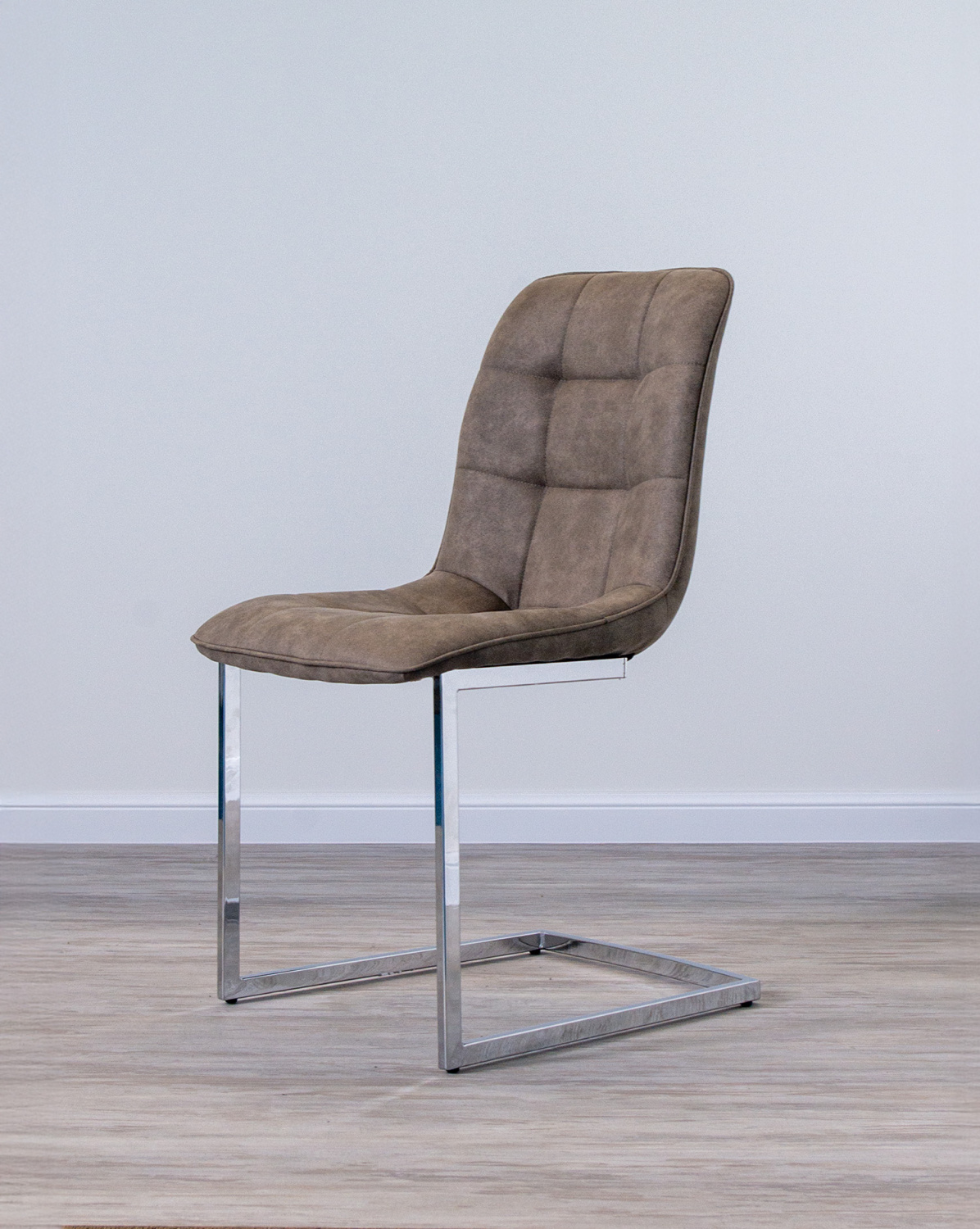 Стул кухонный С-1702  (Цвет ТКАНЬ COWBOY 118 / ХРОМ, Размер 440 мм х 950 мм * 580 мм)