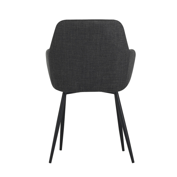 Стул кухонный "Maria S"  (Цвет АНТРАЦИТ 28 / ЧЁРНЫЙ, Размер 550 мм * 840 мм * 610 мм)